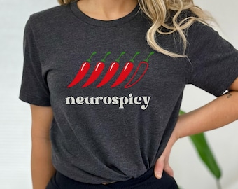 Copy of Neurospicy Shirt | Funny ADHD Tee, ADHD Late Diagnosis, Neurodiversity | Neurospicy | BPD | AuDHD | Autism
