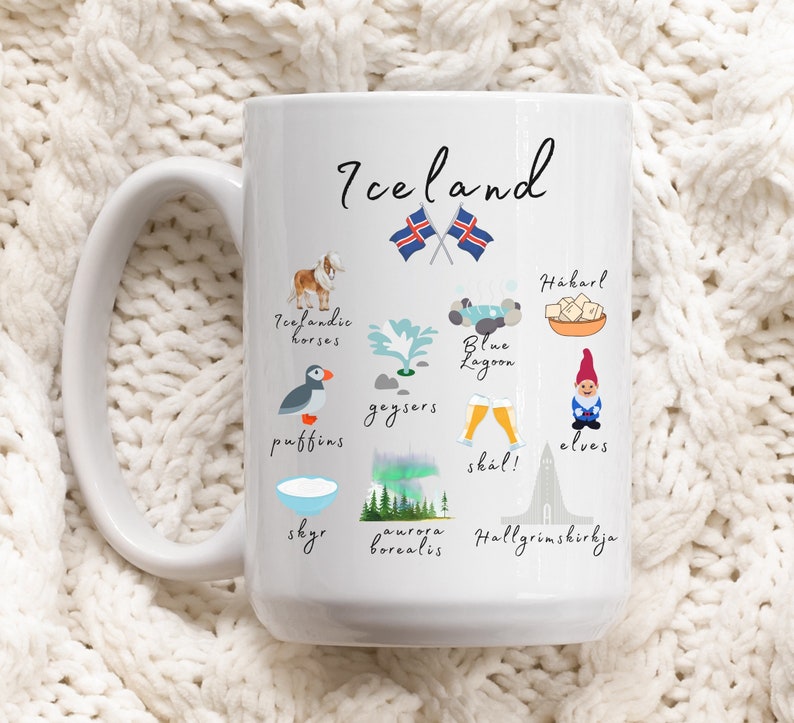 iceland souvenir, iceland gifts,iceland mug,iceland coffee mug, reykjavik gift, reykjavik travel, icelandic tourism, travel iceland, iceland vacation, iceland lover, puffin gift, puffin mug, iceland flag souvenir