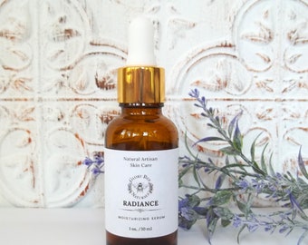 Radiance Facial Serum: Natural Moisturizer with Argan & Grapeseed Oil