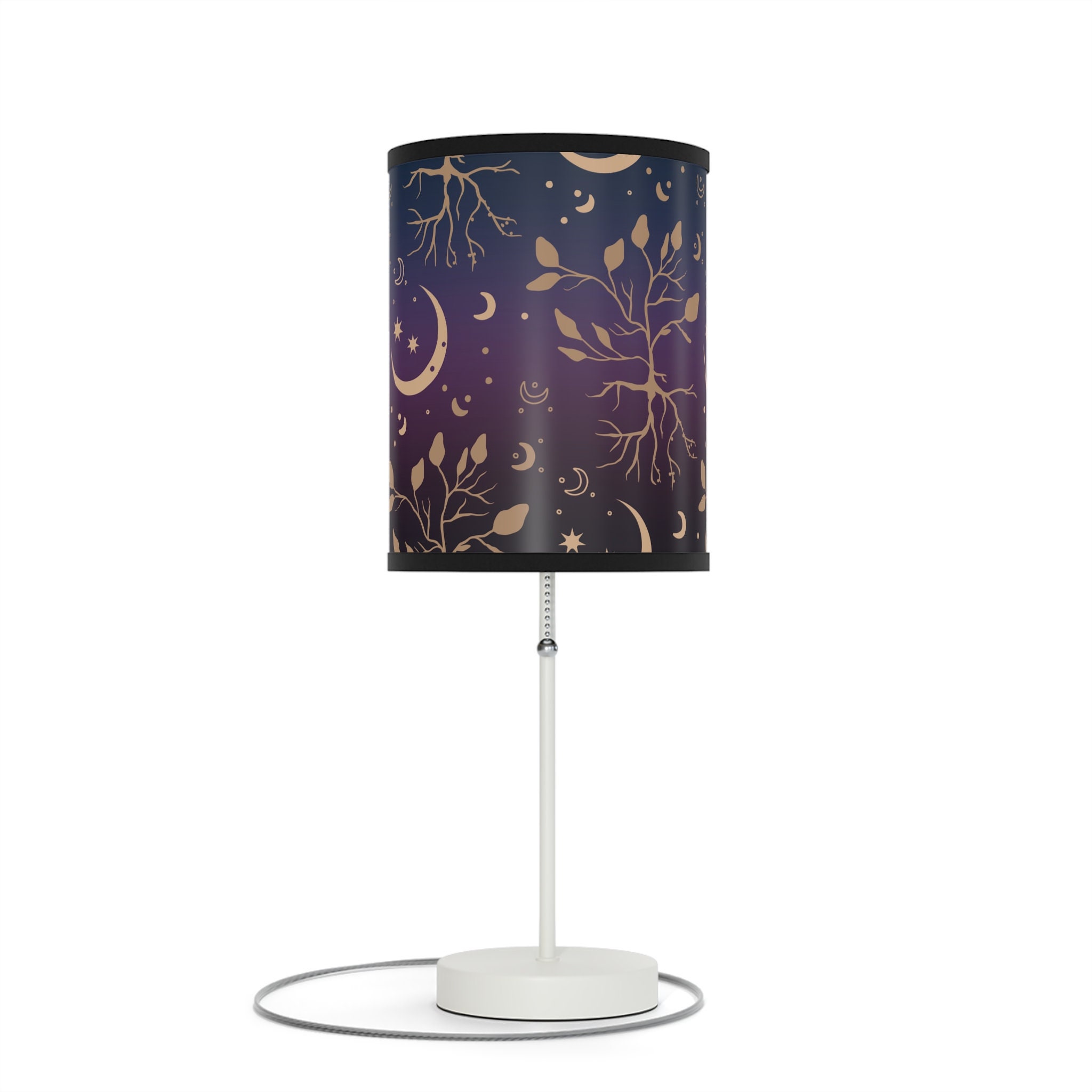 Night Forest Lamp, Moon Lamp, Modern Table Lamp Garden Lamp, Nature Lamp, Bedside Lamp, Etsy