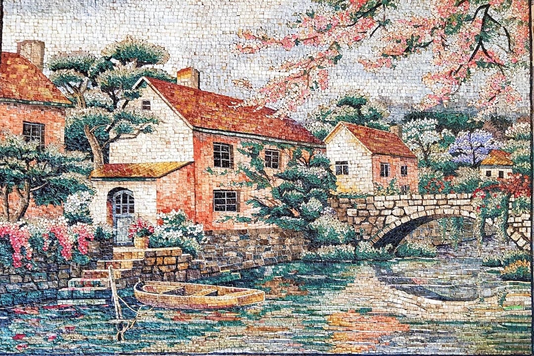 タイル　モザイクアート 吉原 風景画 額装 インテリア　絵画 il_1080xN.7132084691_hygq.jpg