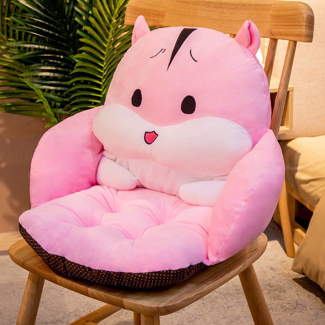 Fruity Cartoon Cute Animal Cushions Kawaii Thickened Chair Etsy