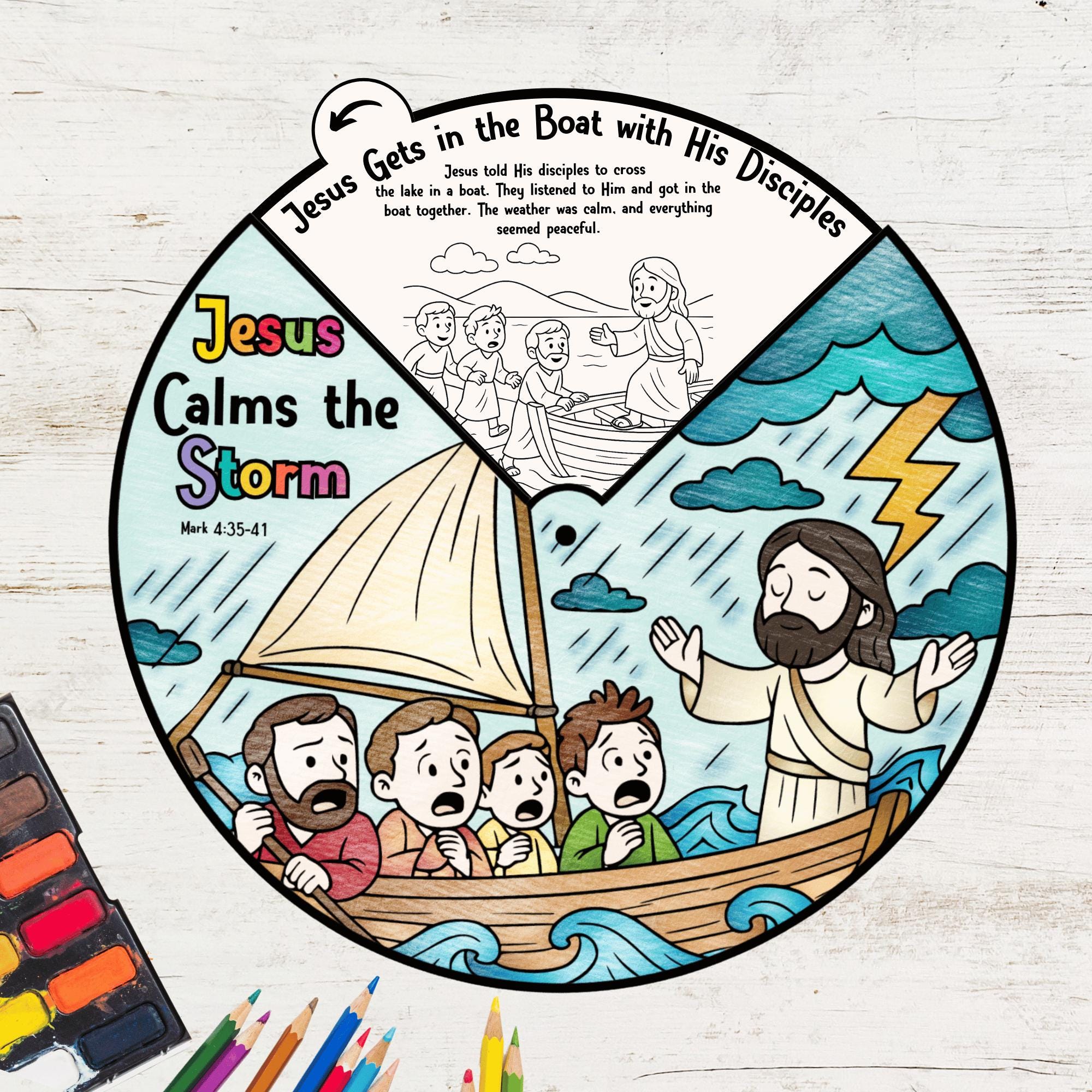 Jesus calms storm México