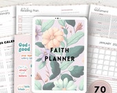 Faith Planner | Sermon Notes | Digital planner | Devotional planner | Study Planner | Christian Planner | Daily Planner | Weekly Planner