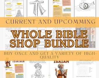 Whole bible shop bundle, Coloring Pages, Studies of bible, Coloring Book Bundle, PDF