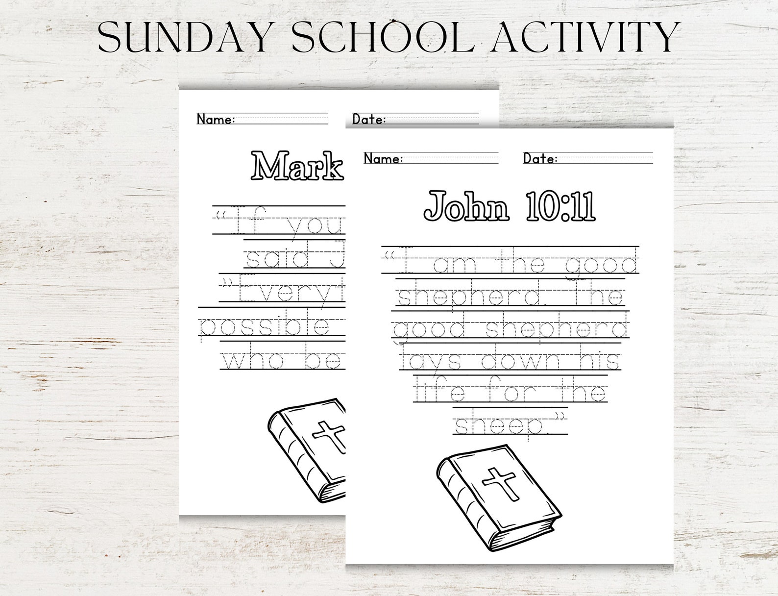 100 Bible Verses Tracing Sheets | Teach Bible Verses | Kids Bible ...