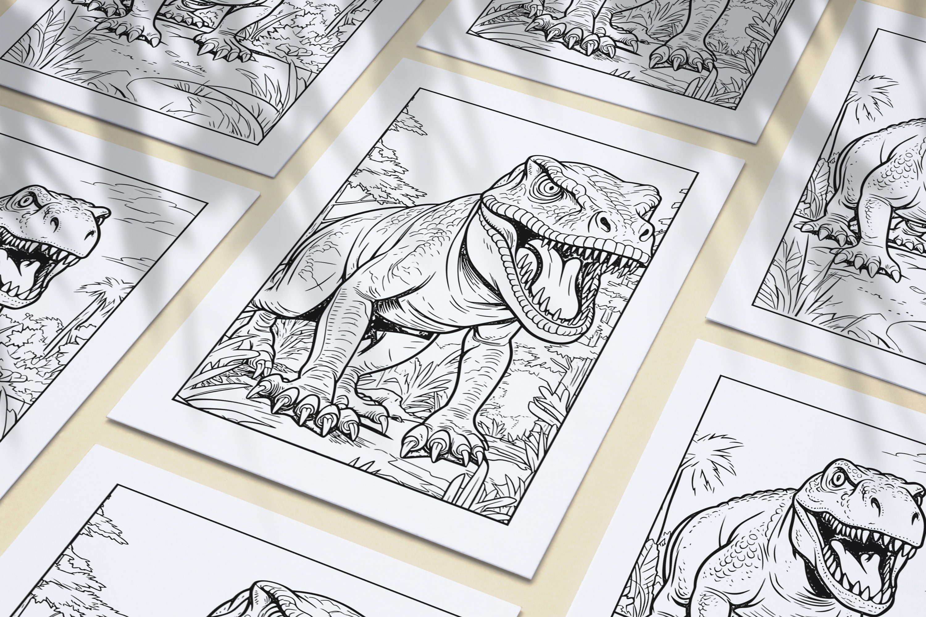 100 Awesome Dinosaur Coloring Pages for Kids Printable Dinosaur ...