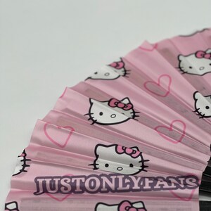 Hello Kitty Rave Fan Hello Kitty Hand Designed Rave Fans | Hand Fans | Festival/events ...