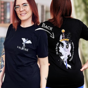 ACOTAR Valkyrie Sword Shirt | Do it for the miniature pegasus! | Officially Licensed Sarah J Maas Merch from A Court of Silver Flames