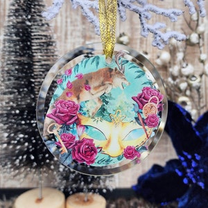ACOTAR Tamlin and the Spring Court Glass Christmas Ornament | Officially Licensed Sarah J Maas Merch from A Court of Thorns and Roses