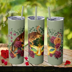 Vaso con pajita de ACOTAR Tamlin and the Spring Court / Mercancía con licencia oficial de Sarah J Maas de A Court of Thorns and Roses