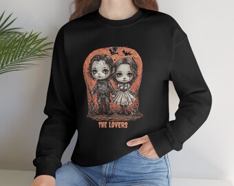 Unisex Vintage Halloween Sweatshirt, Halloween Sweater, Halloween Crewneck, Spooky Season, Halloween Costume Sweatshirt
