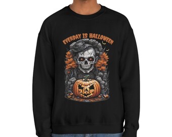 Unisex Vintage Halloween Sweatshirt, Halloween Sweater, Halloween Crewneck, Spooky Season, Halloween Costume Sweatshirt