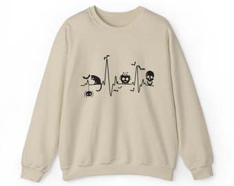Halloween Sweatshirt,Cat Sweatshirt,Ghost Shirt,Black Cat Shirt,2023 Spooky Seas,Cool Halloween Cat Shirt,Cat Lover Tshirt,Halloween Sweater