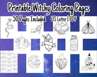 Printable Kids Coloring Page Book Random Dinosaur Ocean Space - Etsy