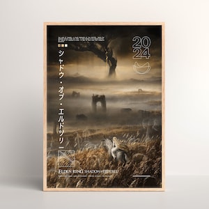 Elden Ring - Shadow of Erdtree Poster [Stampa fisica / Arte della parete del gioco / Stampa di poster / Regalo di poster da parete / Videogioco / Configurazione di gioco per PC]
