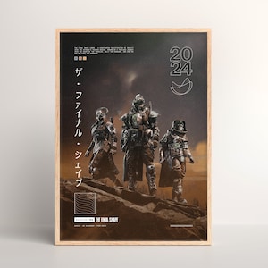 Destiny 2 - The Final Shape Poster [ Physischer Druck | Spiel Wandkunst | Poster Kunstdruck | Geschenk Wall Poster | Videospiel | PC Gaming Einrichtung]