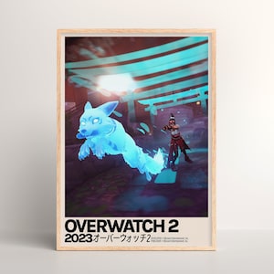 Overwatch 2 Poster [ Fysieke afdruk | Spel kunst aan de muur | Posterafdruk | Kunstdruk | Postercadeau | Muurposter | Videogame | PC-gaming instellen]
