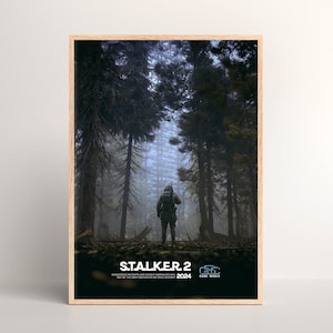 Pôster de S.T.A.L.K.E.R. 2: Heart of Chornobyl [Impressão física | Arte de parede do jogo | Impressão de pôster | Presente de pôster | Videogame | Configuração de jogos para PC]
