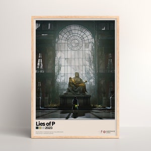 Lies of P Poster [Stampa fisica/Arte da parete del gioco/Stampa artistica di poster/Regalo di poster/Videogioco/Configurazione di gioco per PC]