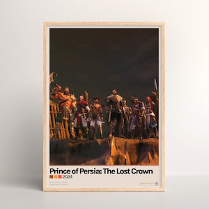 Prince of Persia Poster [ Light & Dark Mode | Minimalist | Physical Print | Video Game Art | Print Gift | Wall Poster | PC Gaming Setup ]