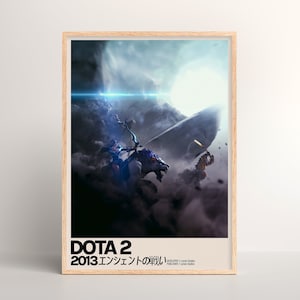 Dota 2 Poster [ Physischer Druck | Spiel Wandkunst | Posterdruck | Kunstdruck | Poster Geschenk | Wandposter | Videospiel | PC Gaming Einrichtung]