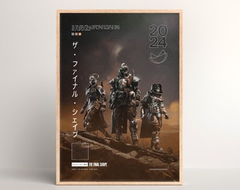Destiny 2 - The Final Shape Poster [ Physical Print | Game Wall Art | Poster Art Print | Gift Wall Poster | Video Game | PC Gaming Setup ]