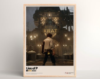 Lies of P Poster [ Physical Print | Game Wall Art | Poster Art Print | Poster Gift | Video Game | PC Gaming Setup ]