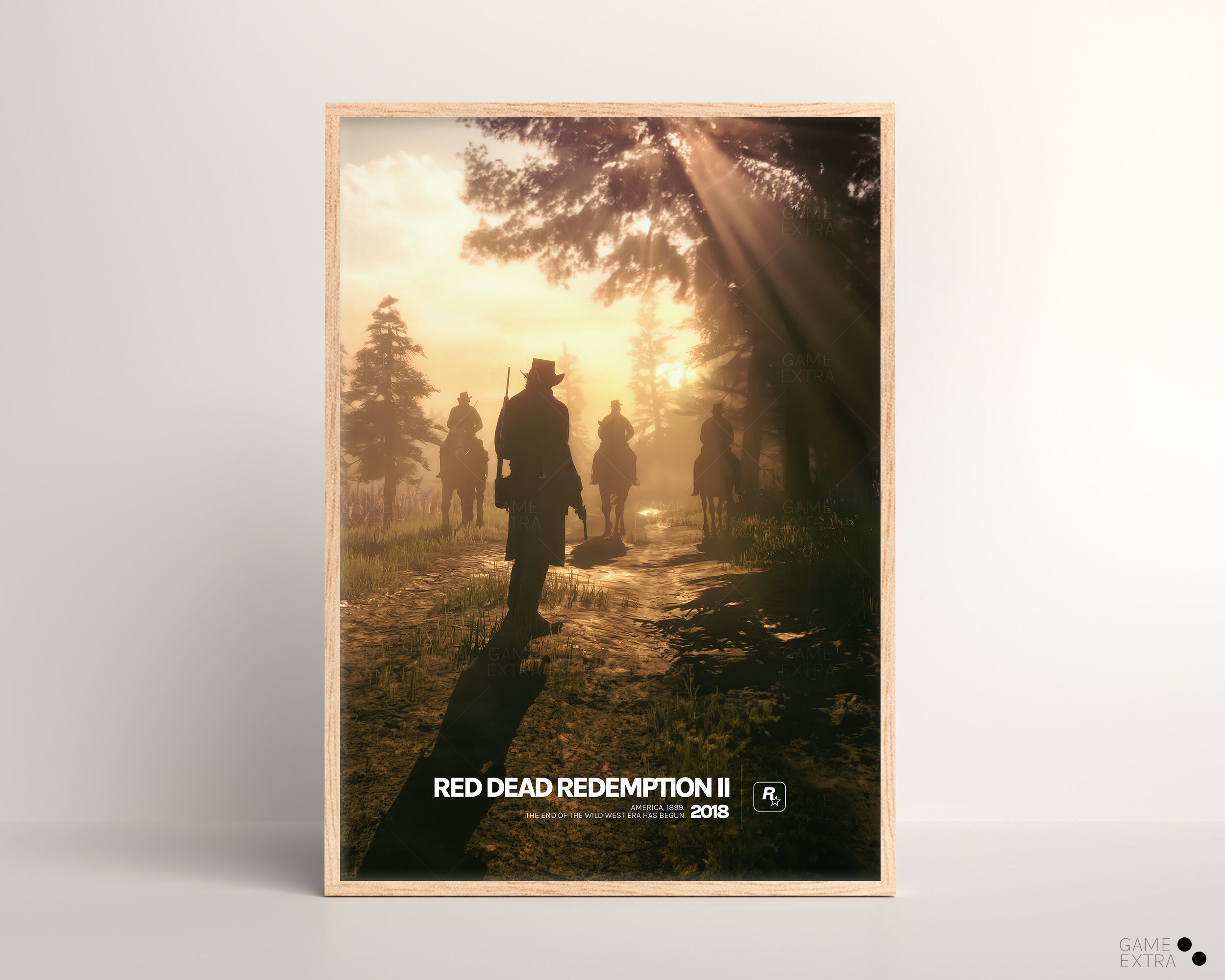 Saint Denis Map Poster Blackwater Map Print 80x100cm For Red Dead  Redemption 2