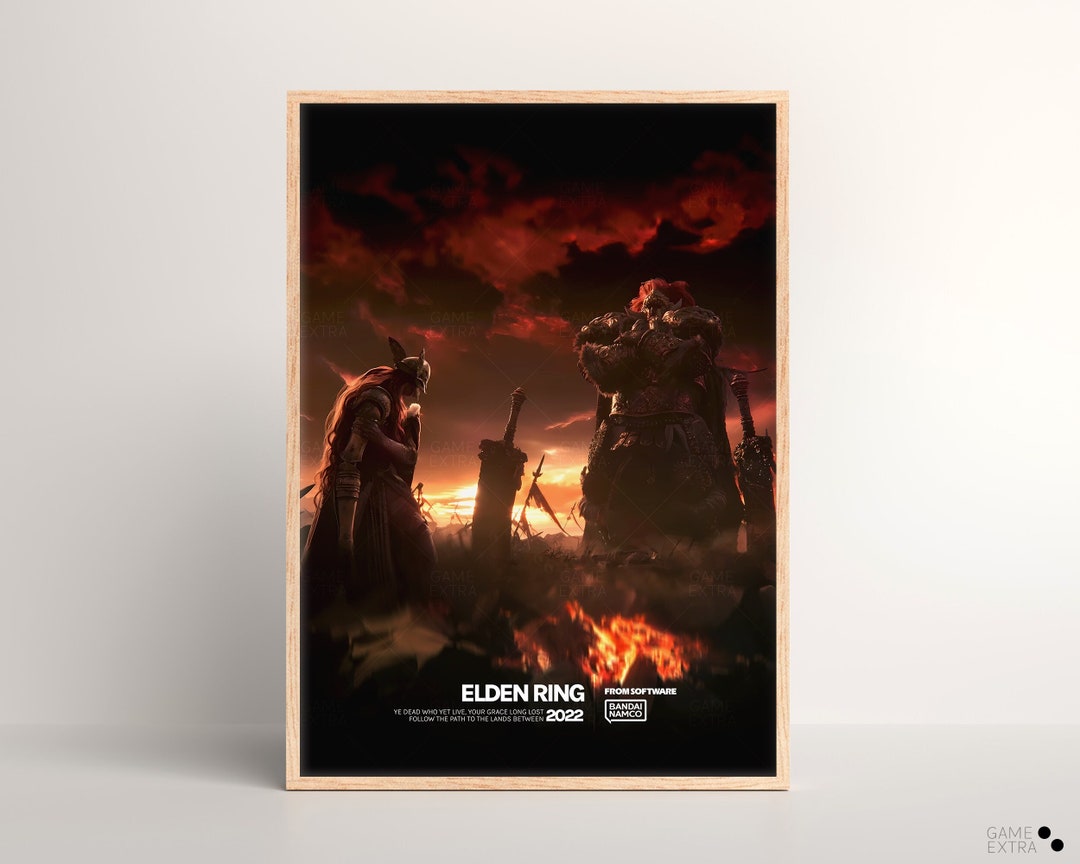 Elden Ring Poster Physical Print Game Wall Art Poster Art Print Poster ...