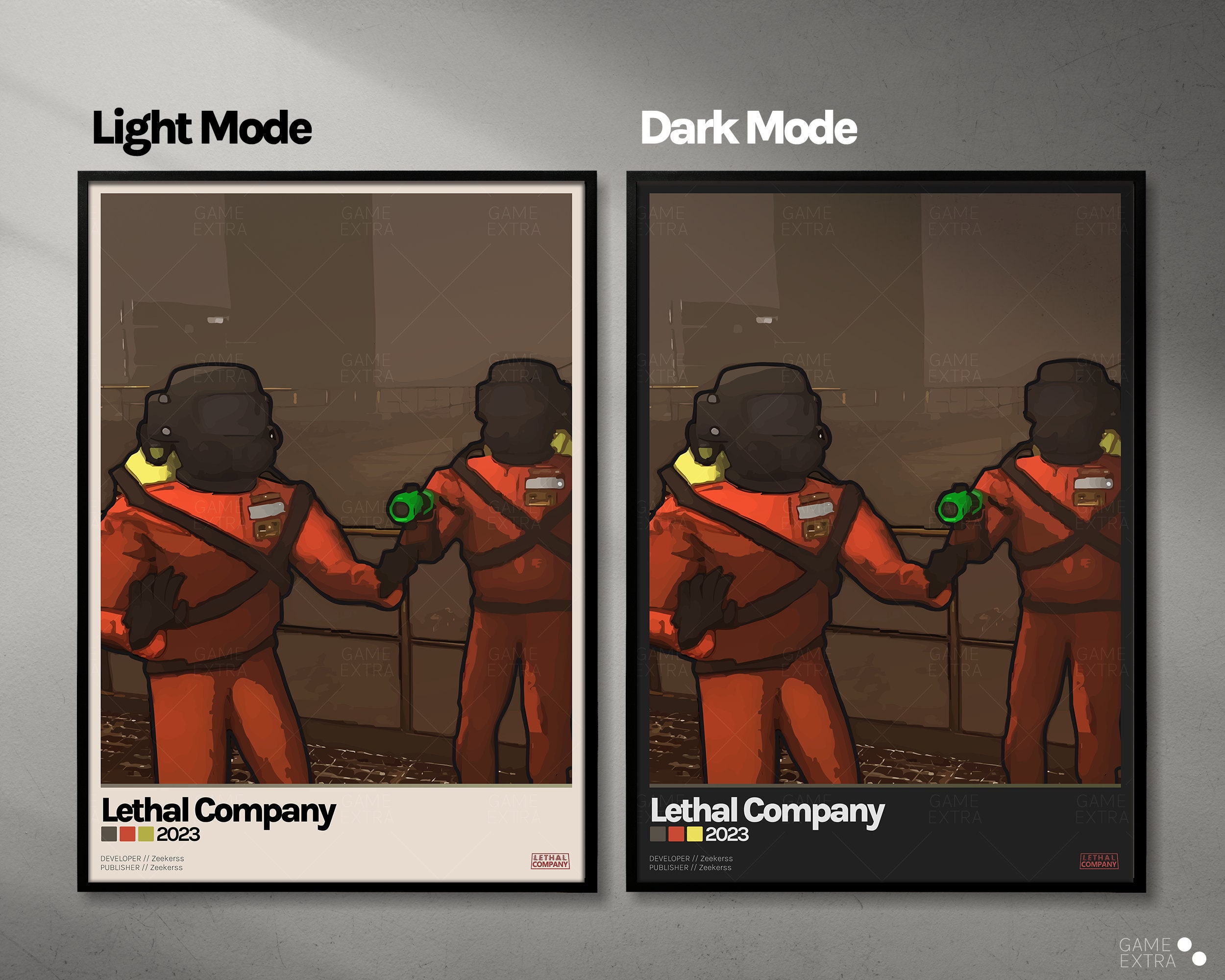 Lethal Company Poster Physical Print Game Wall Art Poster Art Print ...