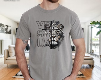Yeshua Lion of Judah Unisex Comfort Colors® T-Shirt | Christian Tee & Biblical Clothing