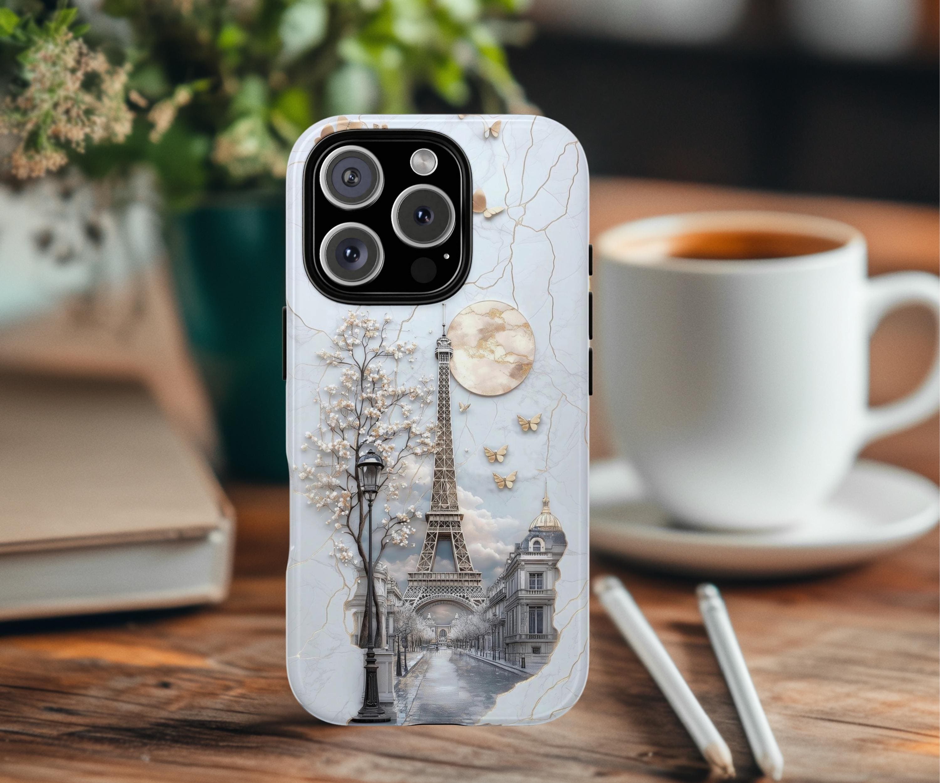 Coque IPhone 4 / 4S - Design Paris Tour Eiffel - Housse Anti-chocs