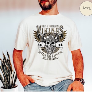 Warrior Viking Unisex Tee, Norse Mythology Shirt,Inspirational Clothing , Scandinavian History Top, Valhalla Tshirt, Mythical Viking Apparel