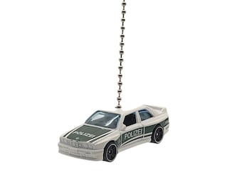 BMW M3 WHITE GREEN Polizei Ceiling Fan Light Chain Pull Ornament