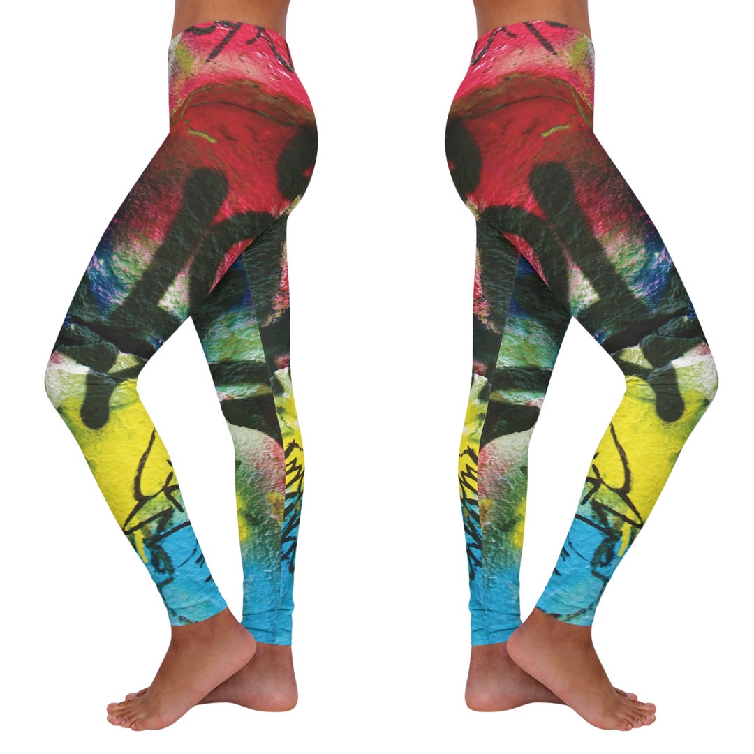 Graffiti Airbrush Print Women's Leggings