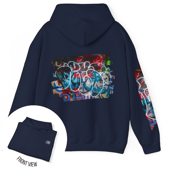 【COSYHARU】Graffiti A sweatshirt Hoodies! Hooded Sweatshirts Showcasing Vibrant Colors in