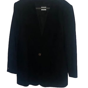 Vintage Koret Blazer Jacket Womens Size 18 100% Pure Wool Single Button