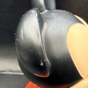Vintage Shelcore Disney Mickey Mouse Vinyl Plastic Squeak Toy Figure image 3
