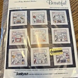 Vintage Janlynn Cross Stitch Kit 