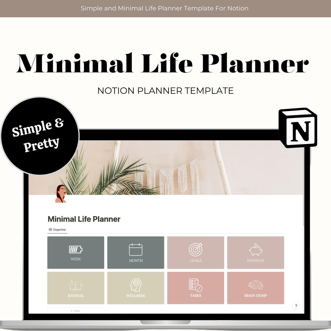 Notion Life Planner, All in One Notion Template Dashboard, Notion That ...