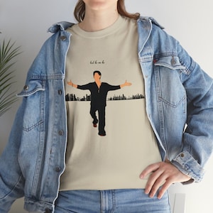 Bollywood Shah Rukh Khan Unisex Heavy Cotton Tee,  SRK, King Khan, Indian Hindi Movie Merch, Modern, Simple, Minimal