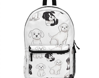 Cute Puppy Backpack | Great for School | Overnight Bag | Travel Bag | FREE SHIPPING
