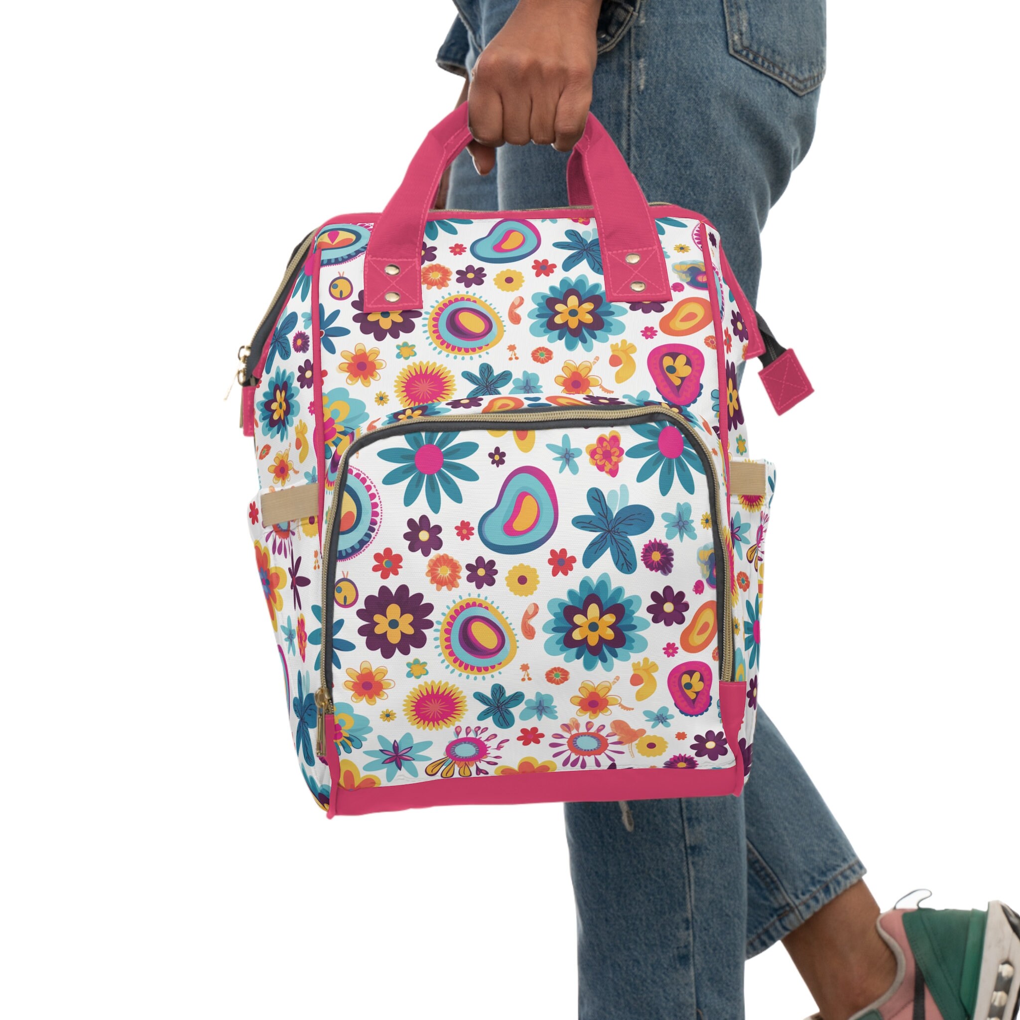 Hippie Diaper Bag Backpack Nappy Bag Baby Shower Gift Free Shipping - Etsy