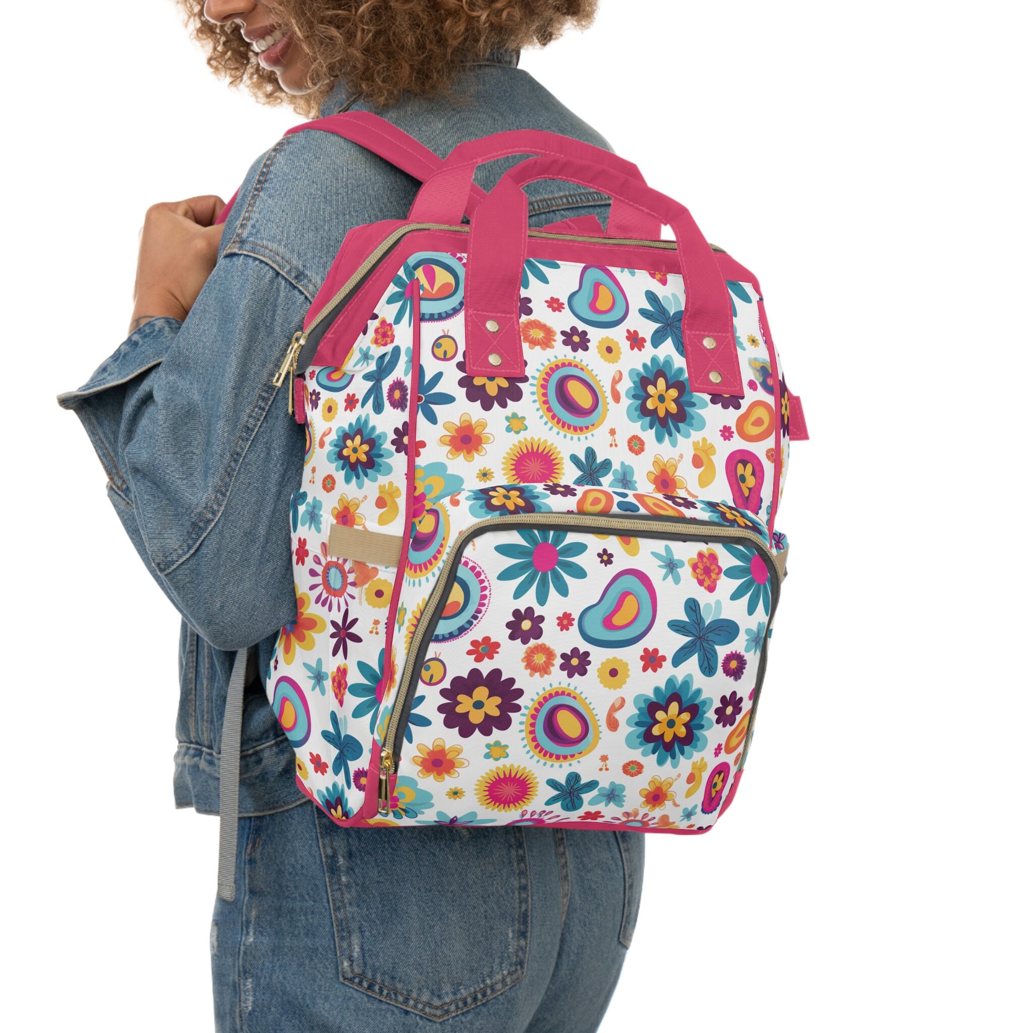 Hippie Diaper Bag Backpack Nappy Bag Baby Shower Gift Free Shipping - Etsy