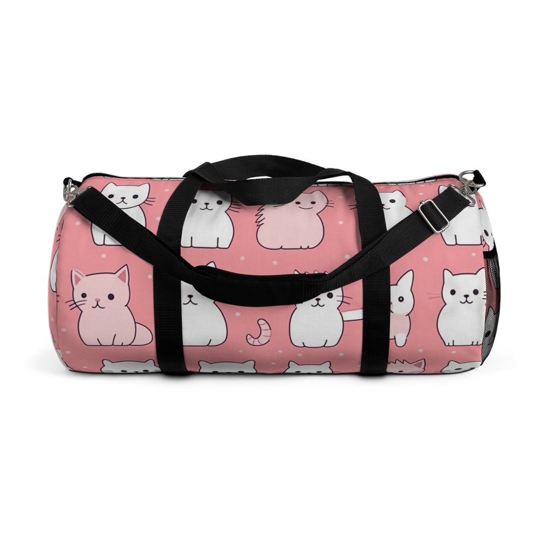 Cat Duffel Bag Perfect Overnight Bag Gym Bag Dance Bag Etsy