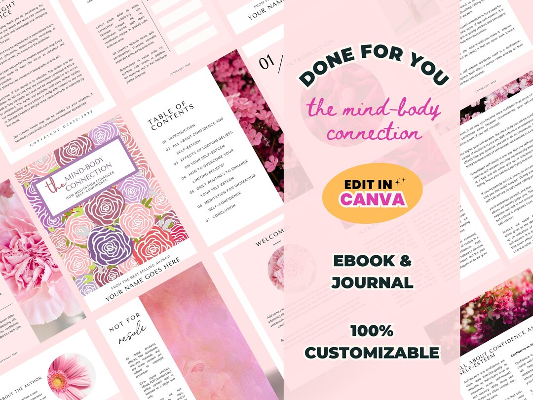 The Mind-body Connection Done for You Ebook & PLR Guide for Confidence ...
