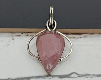 Collier en argent 925 avec quartz hématoïde