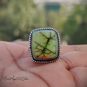 Lovely Monarch Opal Ring \ 925 Sterling Silver Ring \ Monarch Opal Gemstone Jewelry \ Charming Handmade Ring \ Perfect Gift For Christmas