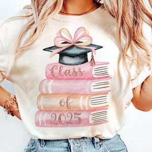 Class of 2025 Png, Graduation Coquette Png, Brushstroke Senior 2025 PNG, Book Senior Bow Png, High School Senior png, Trendy Senior Png